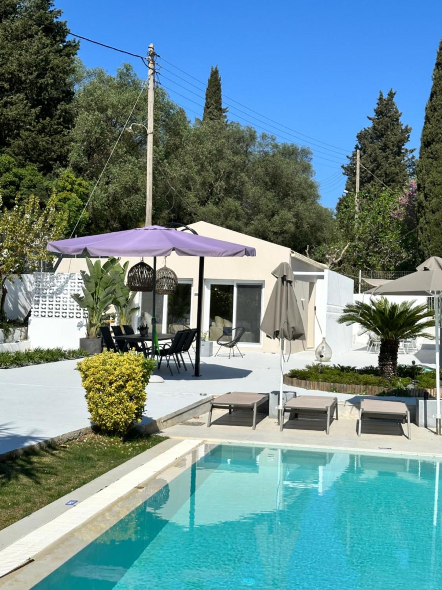 Grande Terra Villas With Swimming Pool Spartylas Bagian luar foto